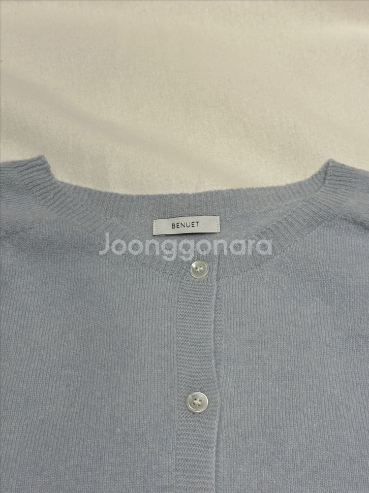 베뉴엣 폰즈 가디건 페일블루--1