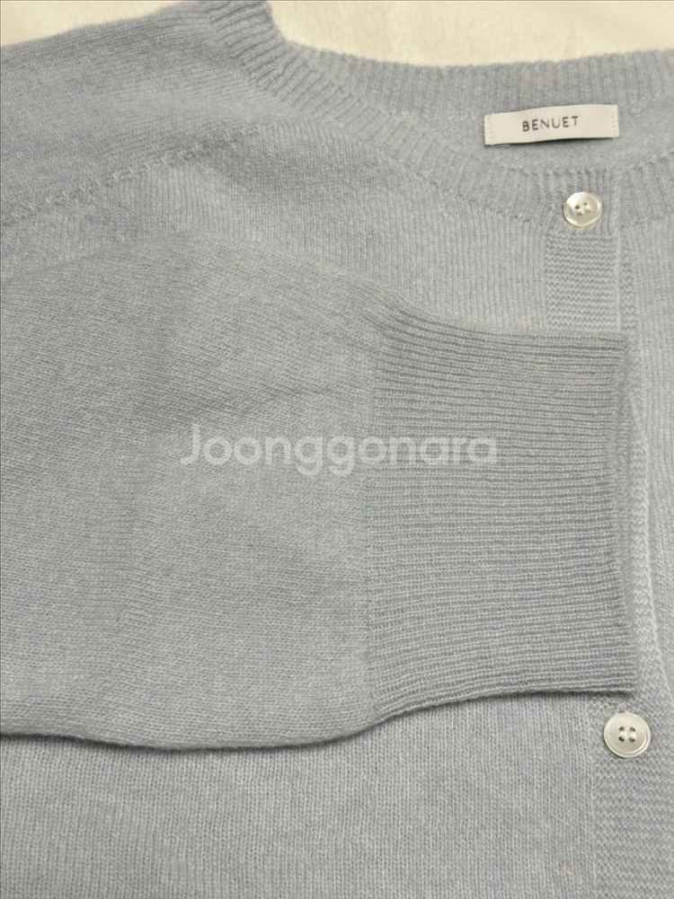 베뉴엣 폰즈 가디건 페일블루--3