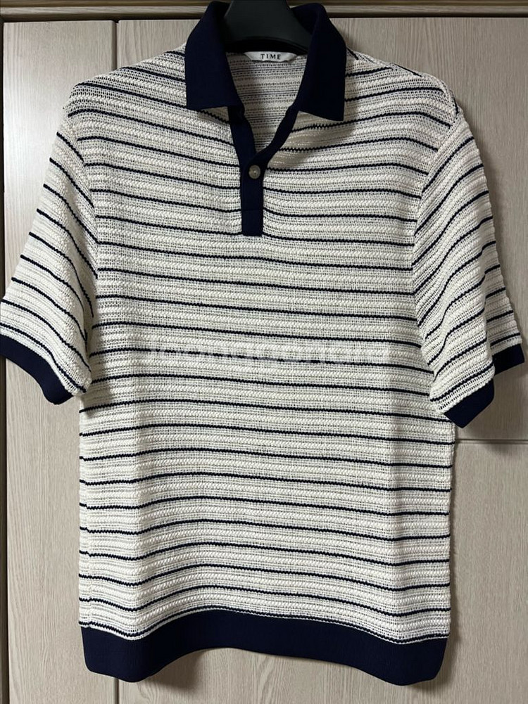 25ss 타임옴므 반팔 니트셔츠--0