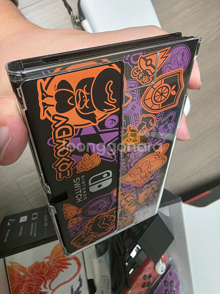 닌텐도스위치 OLED 바이올렛 에디션, 동숲칩 등 일괄--5