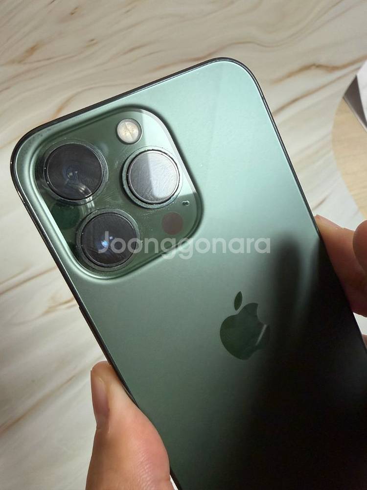 아이폰 13pro 알파인 그린 512 S급--1