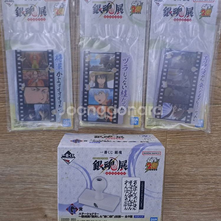 은혼 스탬프 아크릴 및 스탠드 여러 굿즈 일괄--0