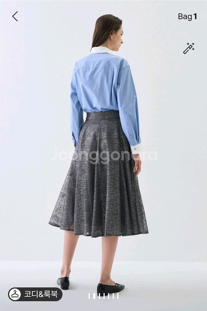 인기 랑방 스트라이프 셔츠--3