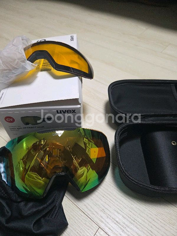 [새상품] Uvex epic ATTRACT 스키 고글--0