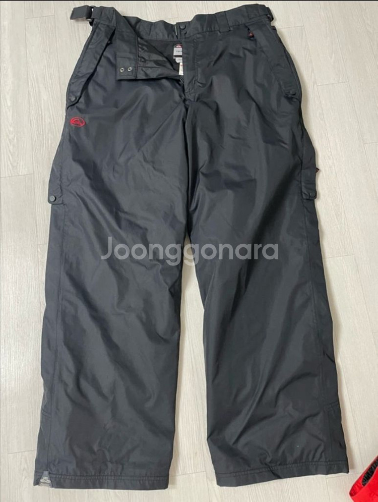 퀵실버 스키 바지 XL 블랙--0