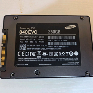 삼성 SSD EVO 840 256GB 택포