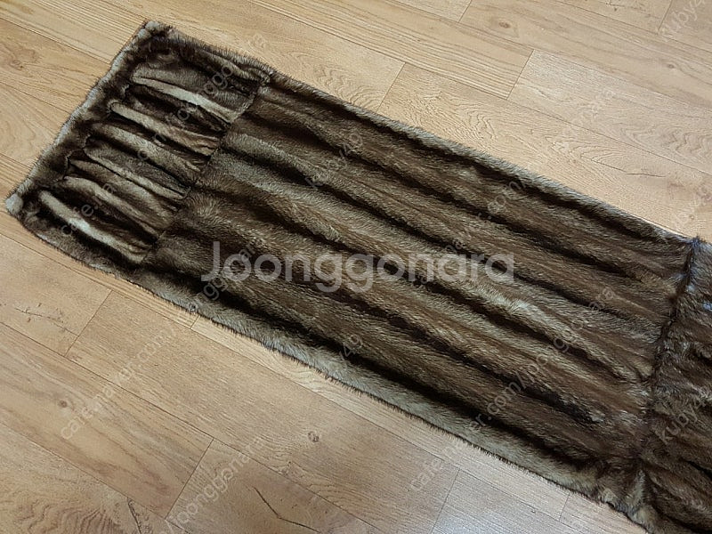 예본모피 풀스킨 밍크 숄 겸용 목도리/거의새것--3