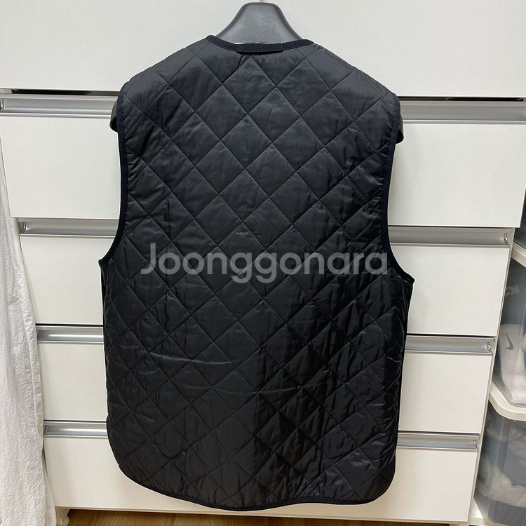 바버 내피 조끼 블랙(40)--11