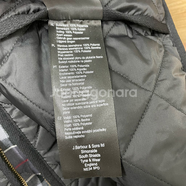 바버 내피 조끼 블랙(40)--15