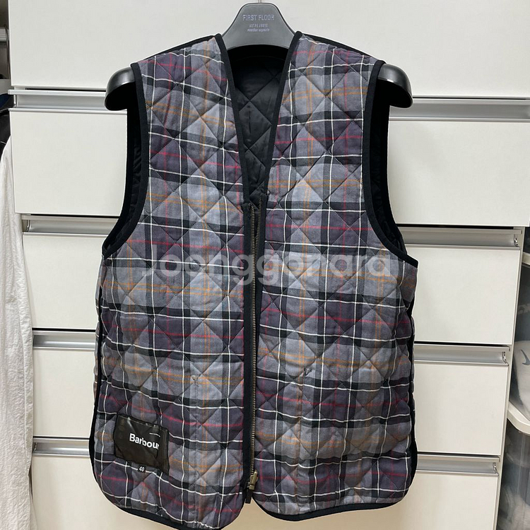 바버 내피 조끼 블랙(40)--2