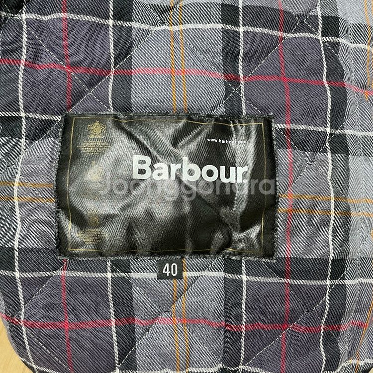 바버 내피 조끼 블랙(40)--5