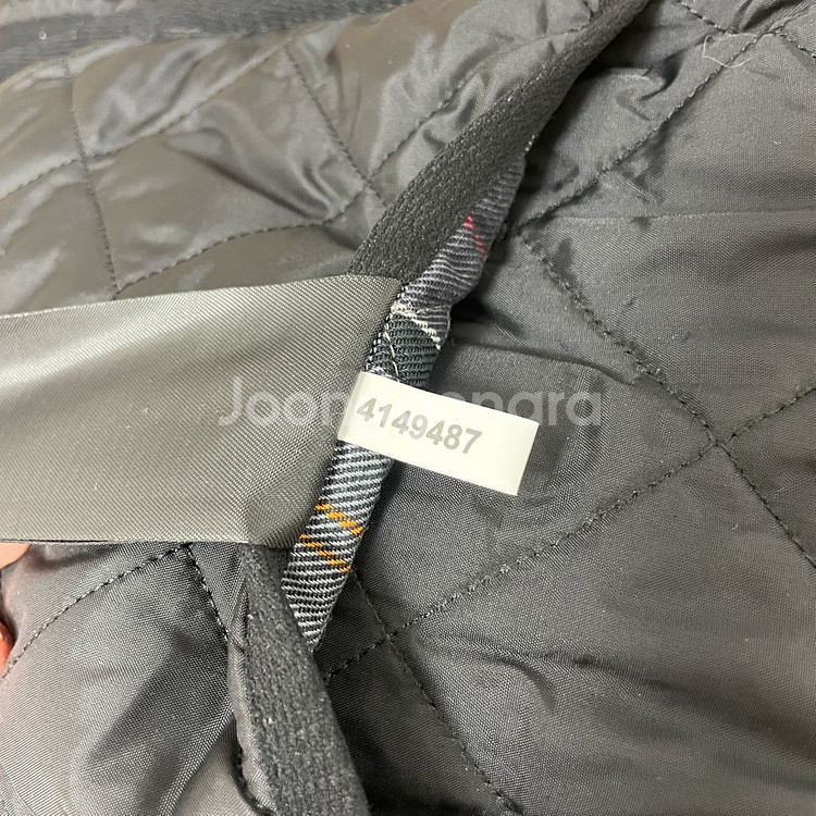 바버 내피 조끼 블랙(40)--7