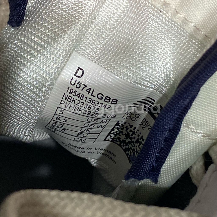 뉴발란스 574 레거시 네이비 렉쏘공--6