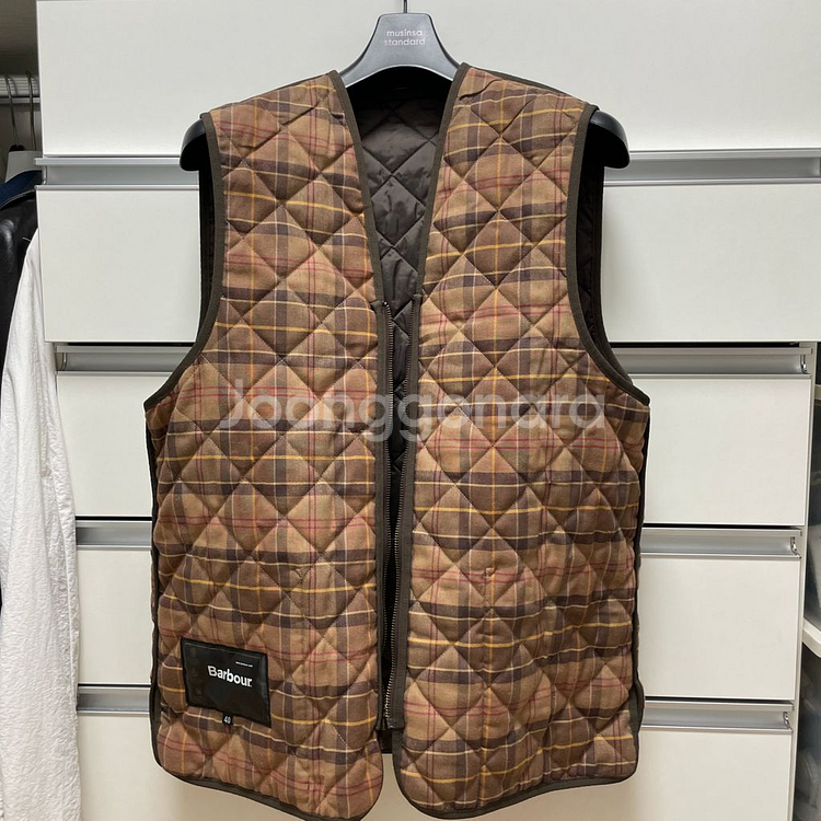 바버 내피 조끼 브라운(40)--2