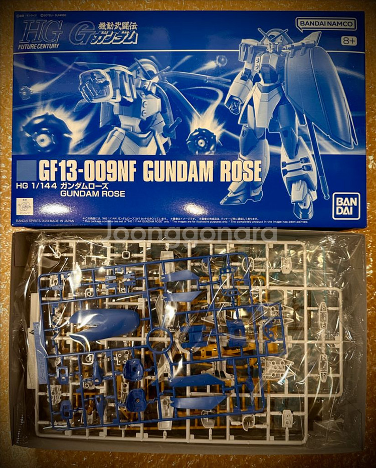 HG 건담 로즈 & RG 샤이닝 건담 & 로즈 델피데칼--1