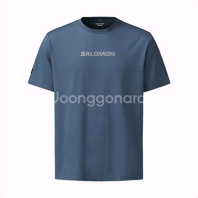 24ss 살로몬 유니 에어로 서클 숏 슬리브 블루 M--0