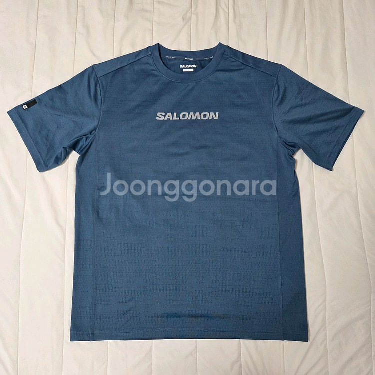 24ss 살로몬 유니 에어로 서클 숏 슬리브 블루 M--1