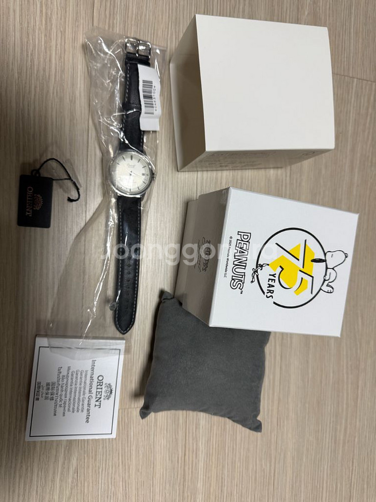 오리엔트 밤비노 75주년 스누피 한정(1회 시착)--0