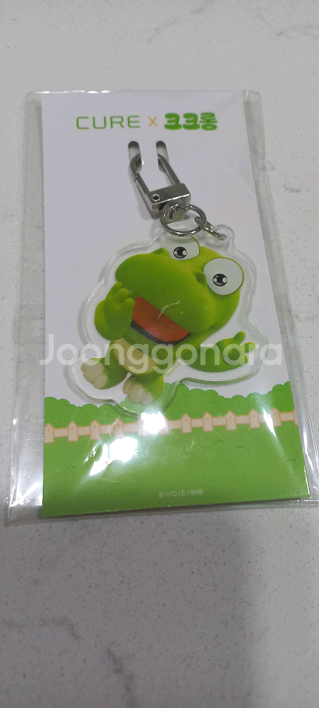 CURE X 크롱 콜라보 한정 아크릴 키링 미개봉새상품--0