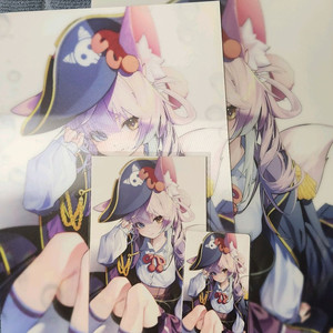 스텔라이브 텐코시부키 렌티큘러 포스터,파일,엽서,포카