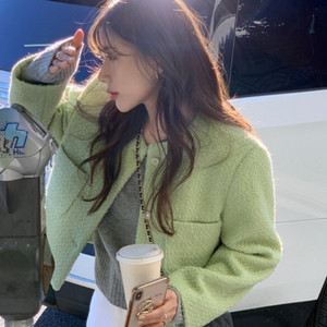 언더비 트위드 자켓