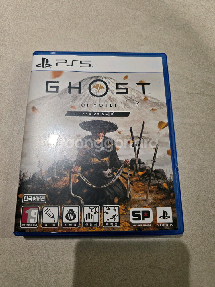PS5 고스트오브요테이 코드 미사용 팝니다--0