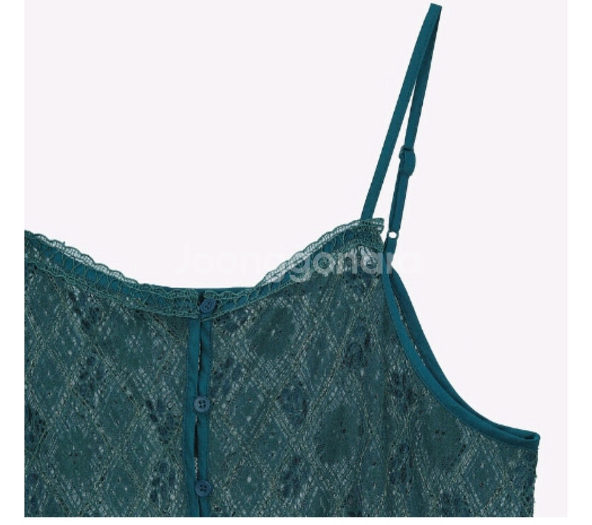 새상품 써스데이아일랜드 레이스 레이어드원피스 블루(착불--2