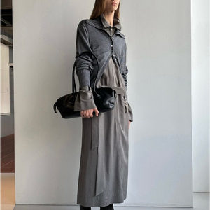 로우클래식 세일러 카라 울 100 가디건