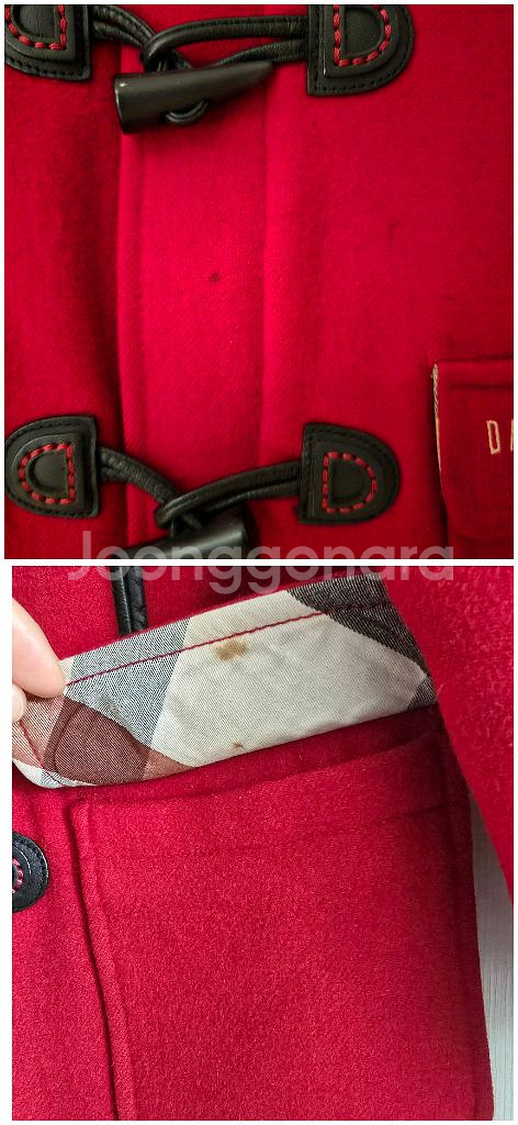 닥스키즈 후드 더플 코트 110사이즈--8