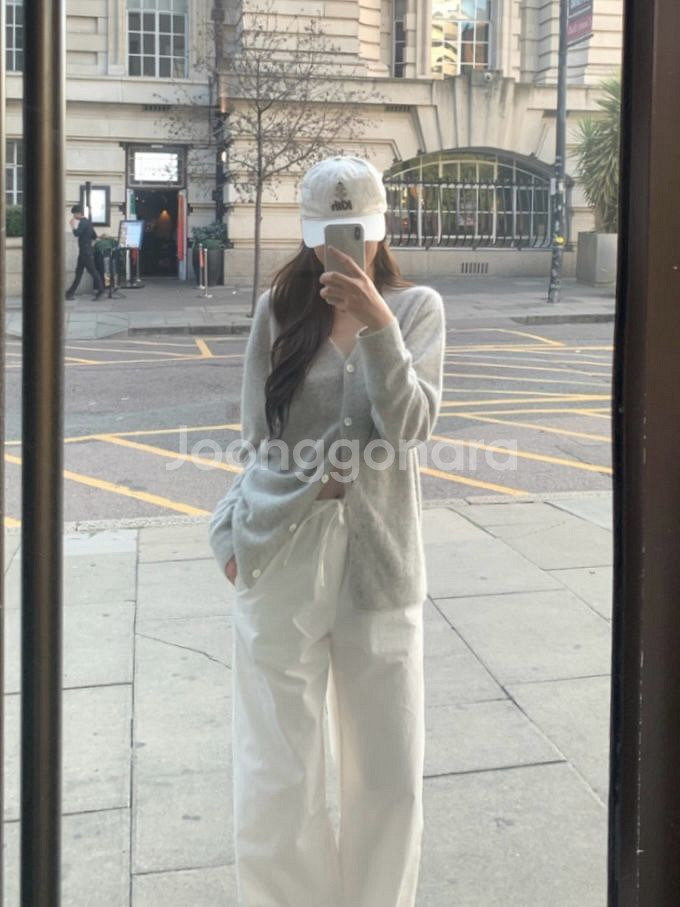 웨어웨더 - 루 라쿤 가디건 (웜그레이)--1