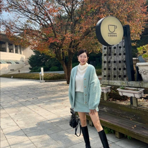 슈퍼린짱 부클 가디건 2사이즈