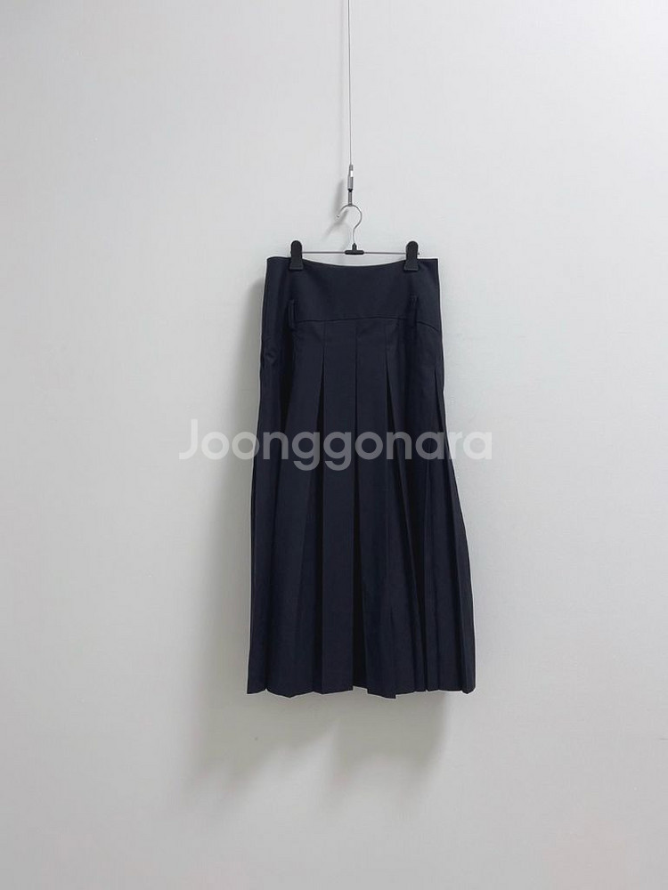 마이스 라운드 요크 울 스커트--2