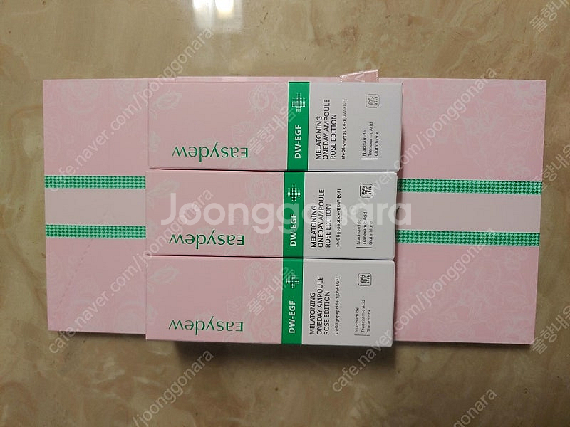 [미개봉 새상품]이지듀 기미앰플 로즈에디션 세트--5