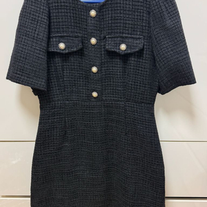 프롬데이원 자체제작 트위드 원피스 / 퍼빗 가내스라