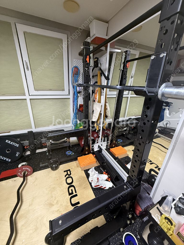 [급처]미국 브릿지빌트 접이식 스쿼트랙 + 접이식벤치--1