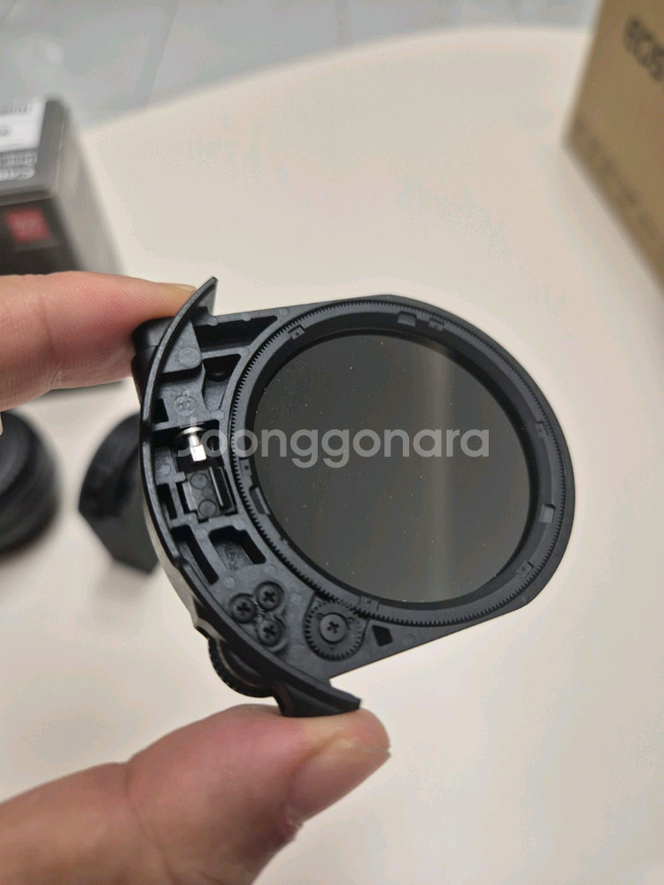 캐논 드롭인필터 어뎁터와 VND,,CPL,, CLEAR--7