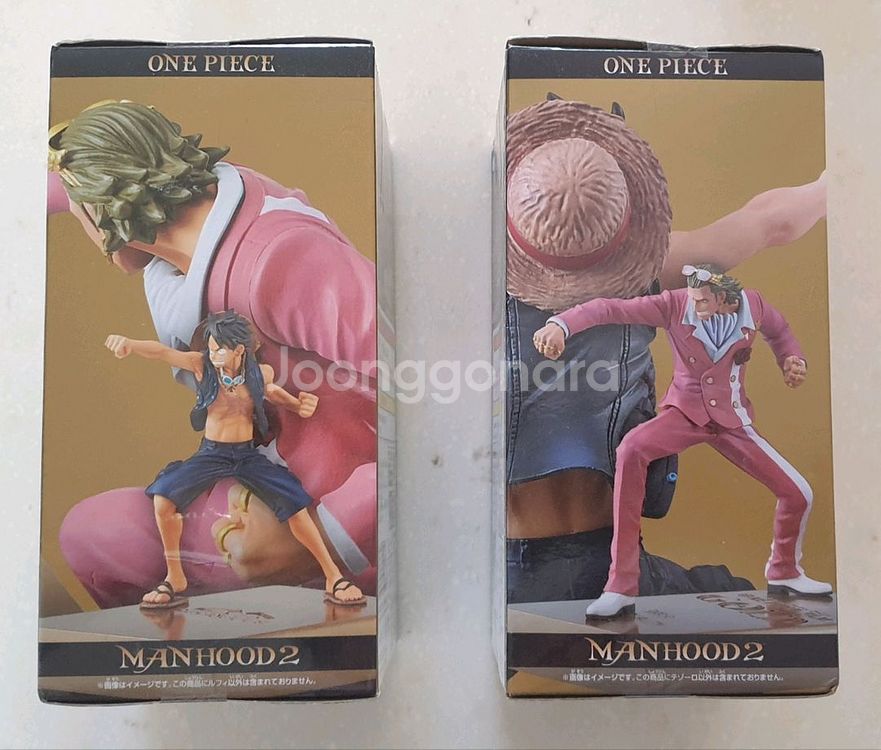 피규어 - 원피스 맨후드 2/루피VS테조로 세트 새상품--2