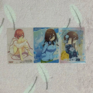 오등분의신부 나카노 미쿠 클리어 카드 굿즈 이미지