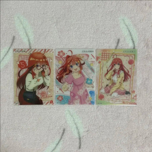 오등분의신부 나카노 이츠키 클리어 카드 굿즈 이미지