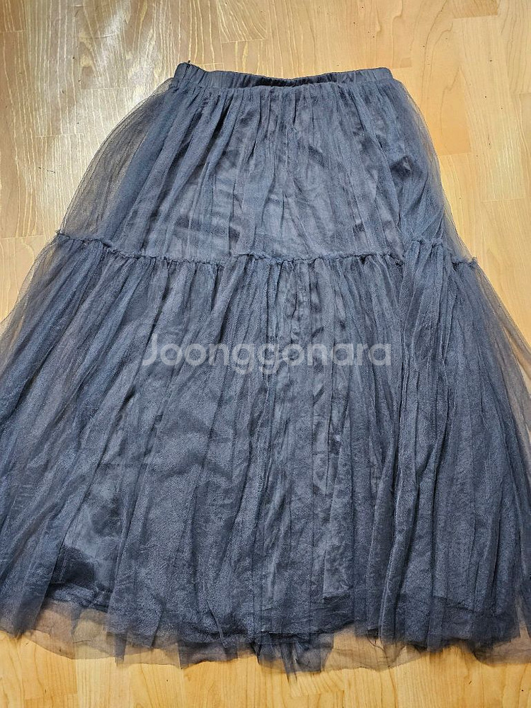 그레이 캉캉치마 L--0