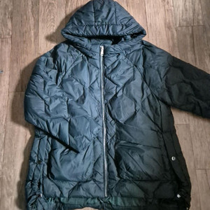 다이아몬드 퀼팅 후드 패딩