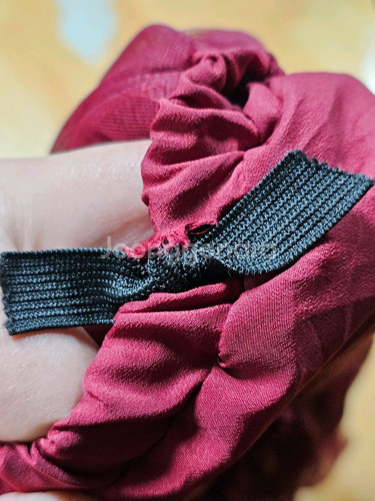 버건디 밴딩 치마 M--4