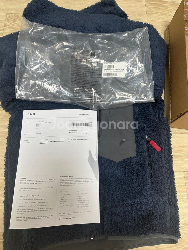 (정품,새제품) 파타고니아 레트로x 네이비 xs 새제품--0