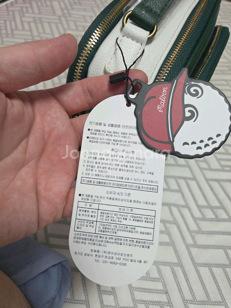 말본 미니 토트백 핸드백 골프백 팝니다--4
