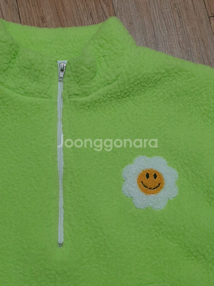 블랙빈 플리스 아노락 L--1