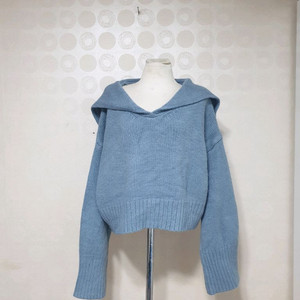 새것/Free/세일러/크롭니트/여성니트/니트