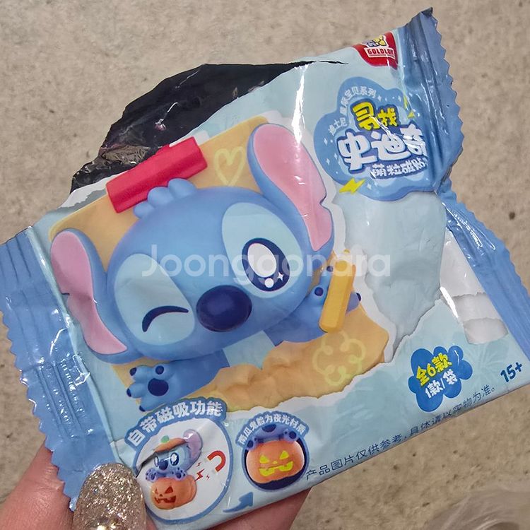 디즈니 스티치 피규어 자석--2