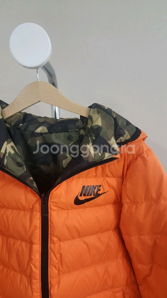 나이키 키즈 리버시블(양면) 덕다운 패딩 점퍼 150--1