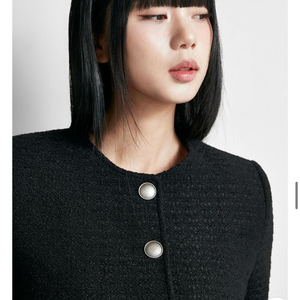 미쏘 라운드넥 트위드 자켓_MIWJKF31PG