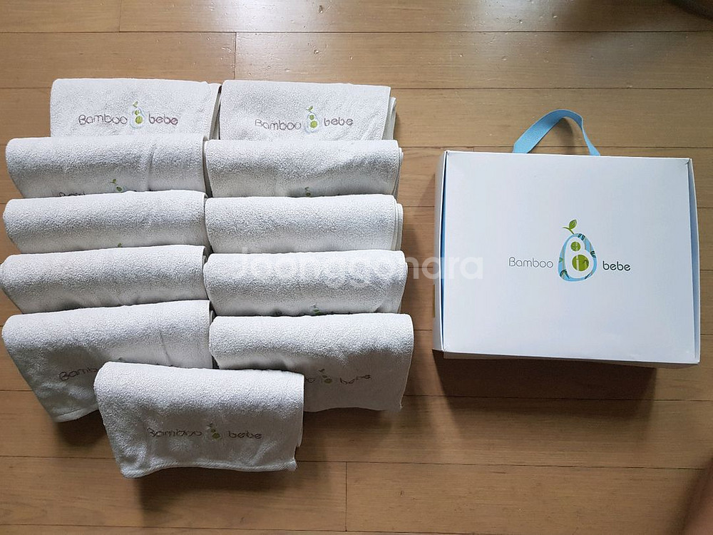 밤부베베 세면타올 3매 새상품 bamboo bebe--0